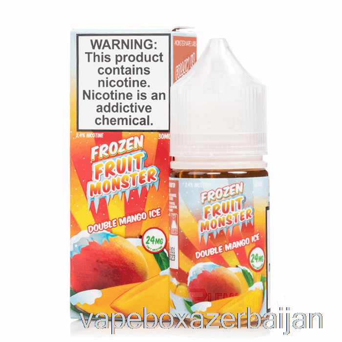 Vape Azerbaijan ICE Double Mango - Frozen Fruit Monster Salts - 30mL 24mg